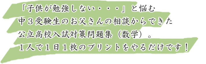 公立高校入試対策問題集